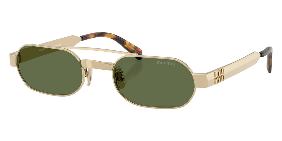 Miu Miu® MU B52S Sunglasses MU B52S ZVN71A 52 - Pale Gold