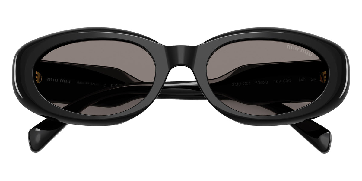 Miu Miu® MU C01S Sunglasses MU C01S 16K80Q 53 - Black