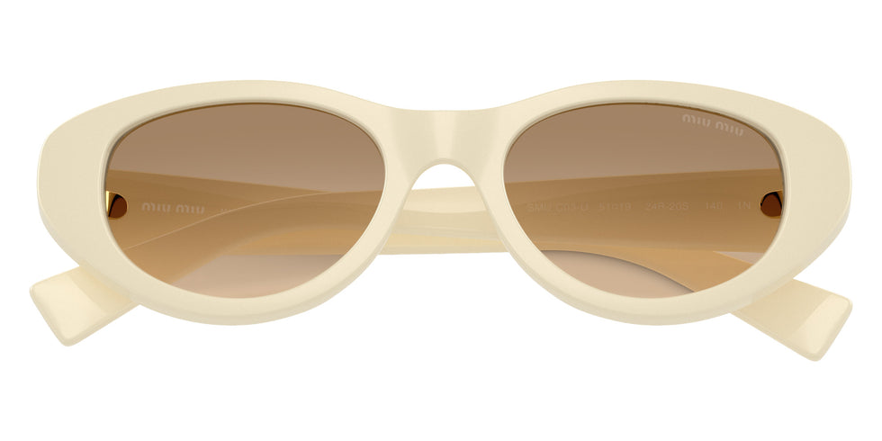 Miu Miu® MU C03SU Sunglasses MU C03SU 24R20S 51 - Milky