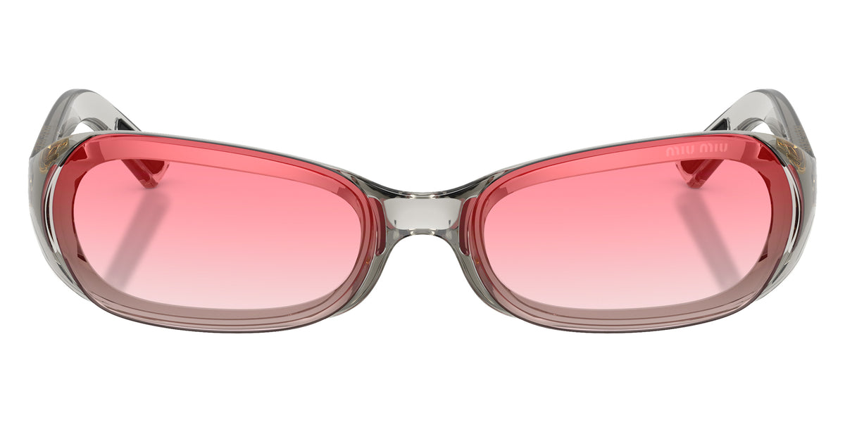 Miu Miu® MU C07SU Sunglasses MU C07SU 22T81E 62 - Transparent Grey
