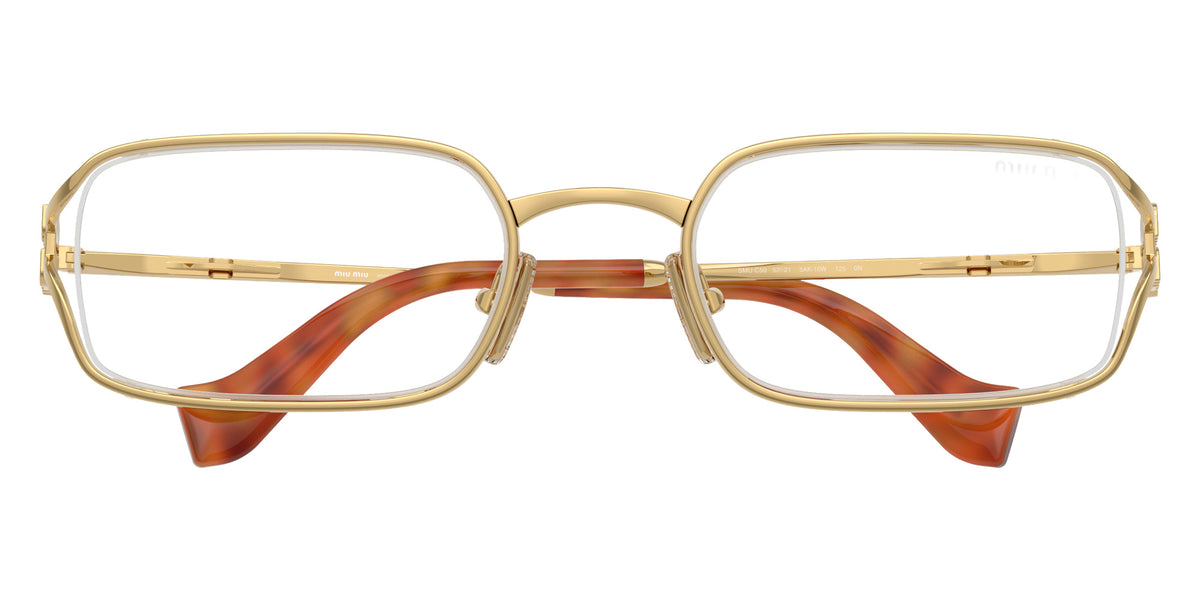 Miu Miu® MU C50S Sunglasses MU C50S 5AK10W 52 - Gold