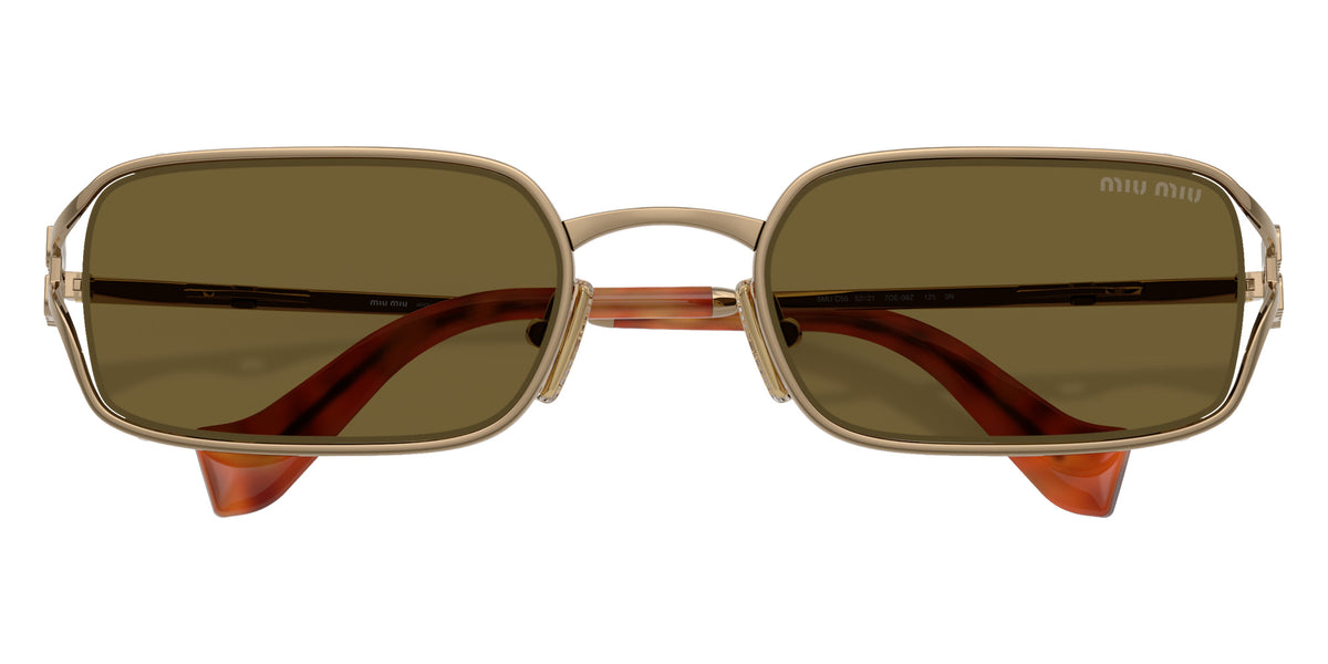 Miu Miu® MU C50S Sunglasses MU C50S 7OE09Z 52 - Old Gold