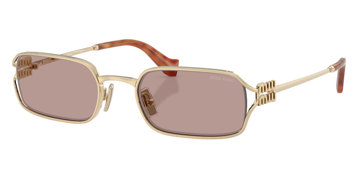 Miu Miu® MU C50S Sunglasses MU C50S ZVN20I 52 - Pale Gold