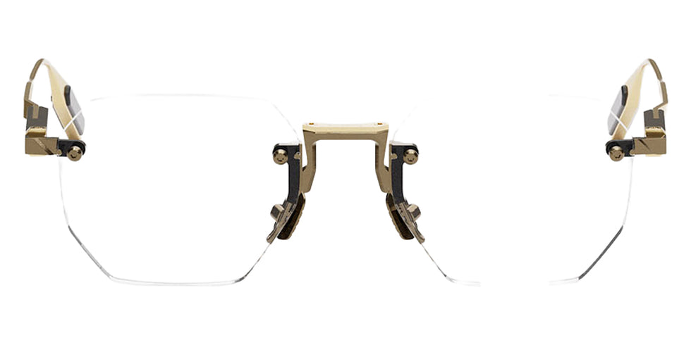 Movitra® Sine 01 MVT SINE 01 BRUSHED ANTIQUE GUN METAL POLISHED LIGHT GOLD METAL 52 Eyeglasses - Brushed Antique Gun Metal & Polished Light Gold Metal
