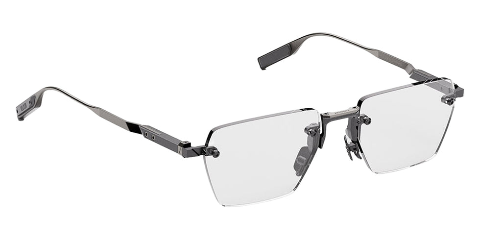 Movitra® Sine 03 MVT SINE 03 BRUSHED GUN METAL POLISHED ANTIQUE GUN METAL 53 Eyeglasses - Brushed Gun Metal & Polished Antique Gun Metal