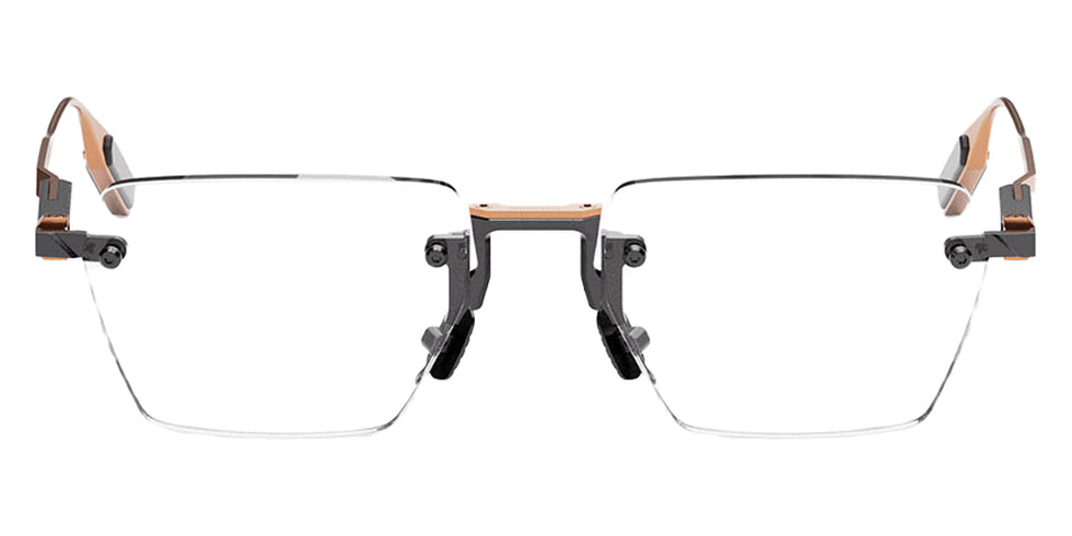Movitra® Sine 03 MVT SINE 03 BRUSHED GUN METAL POLISHED COPPER 53 Eyeglasses - Brushed Gun Metal & Polished Copper