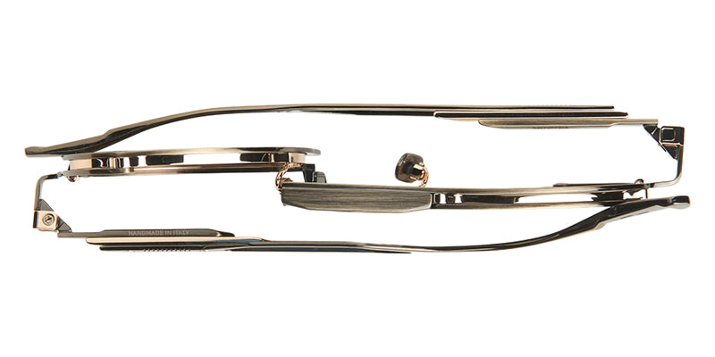 Movitra® Trinitas 04 MVT TRINITAS 04 BRUSHED ANTIQUE GUN POLISHED ROSE GOLD METAL 50 Sunglasses - Brushed Antique Gun & Polished Rose Gold Metal