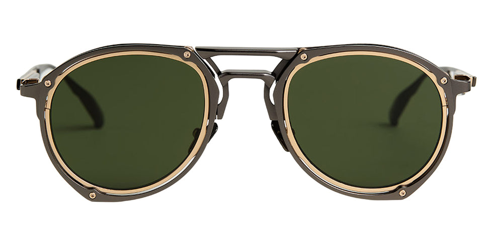Movitra® Phaenomenon 02 MVT TRINITAS 04 BRUSHED GUN POLISHED LIGHT GOLD METAL 50 Sunglasses - Brushed Gun & Polished Light Gold Metal