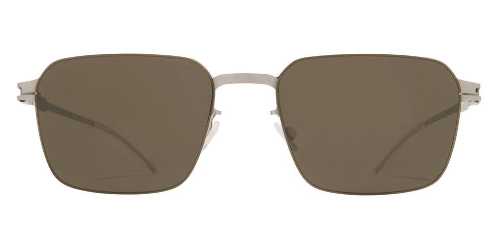 Mykita® ARVIN Sunglasses MYK ARVIN Cashmere Silver/Shiny Silver/Rawbrown Solid CAT3 55 - Cashmere Silver/Shiny Silver/Rawbrown Solid (CAT3)