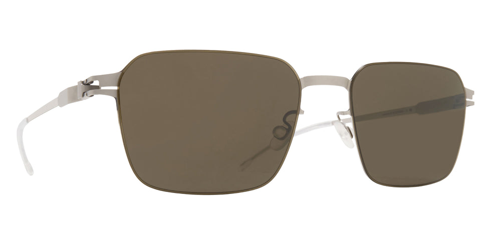 Mykita® ARVIN Sunglasses MYK ARVIN Cashmere Silver/Shiny Silver/Rawbrown Solid CAT3 55 - Cashmere Silver/Shiny Silver/Rawbrown Solid (CAT3)