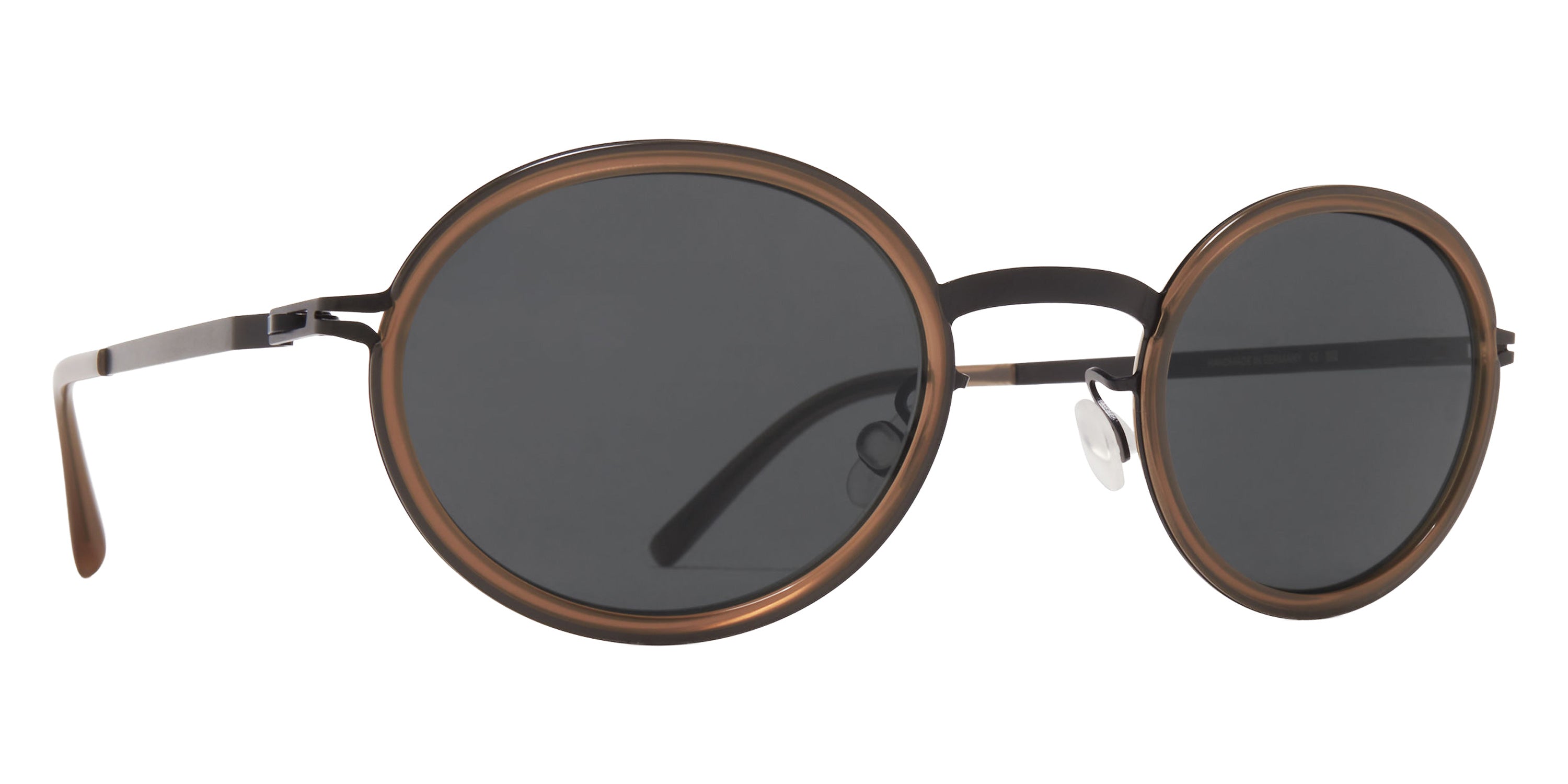 Mykita® BERTHOLD Sunglasses MYK BERTHOLD A70 Black/Taupe/Darkgrey Solid CAT3 47 - A70 Black/Taupe/Darkgrey Solid (CAT3)