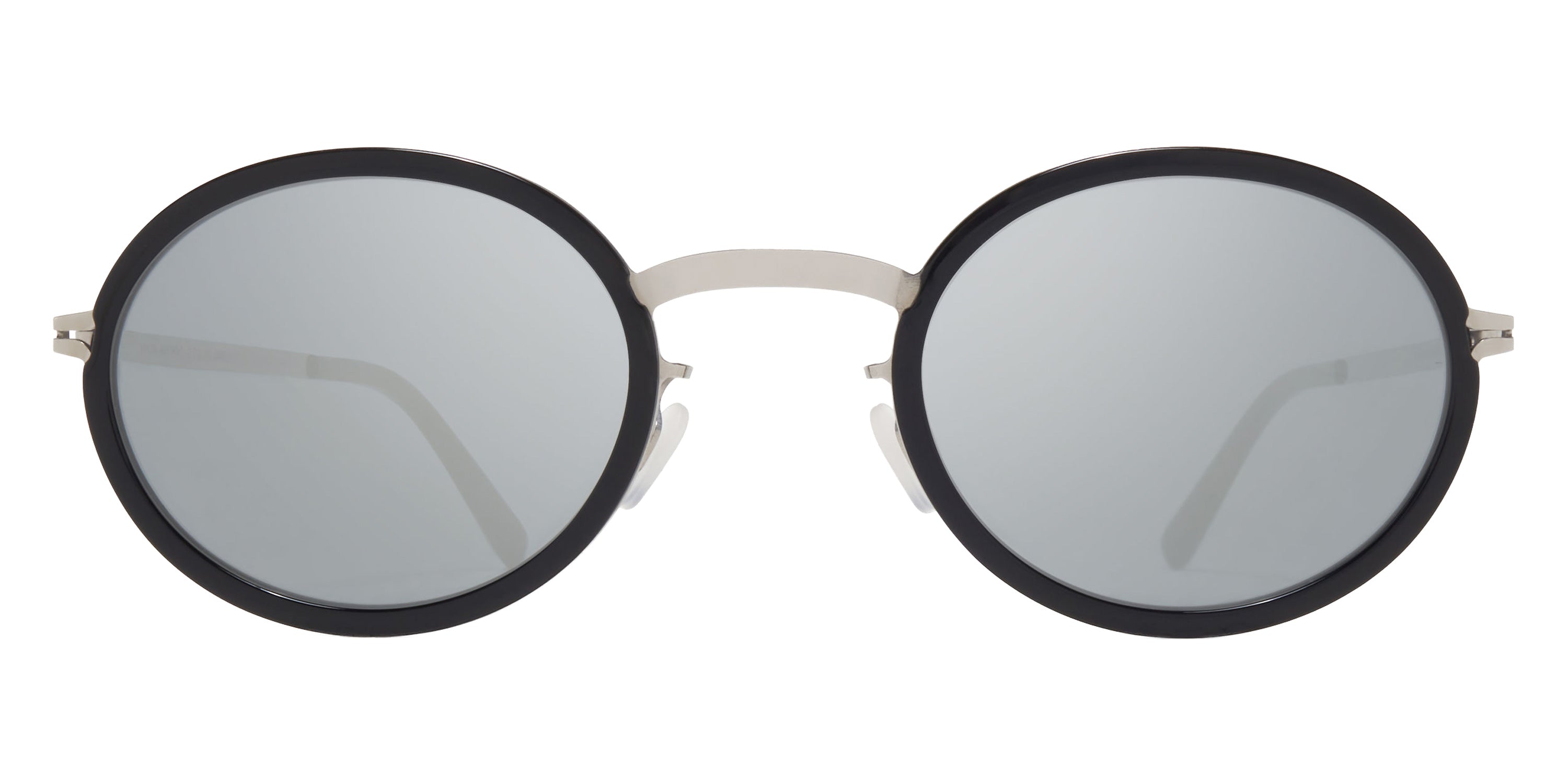 Mykita® BERTHOLD Sunglasses MYK BERTHOLD A81 Shiny Silver/Black/Silver Flash CAT3 47 - A81 Shiny Silver/Black/Silver Flash (CAT3)