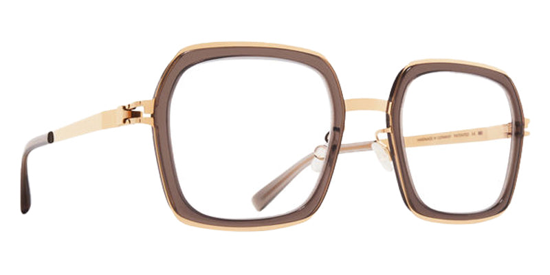 Mykita® DELFINA MYK DELFINA 10087163 - A83 Champagne Gold/Clear Ash Eyeglasses