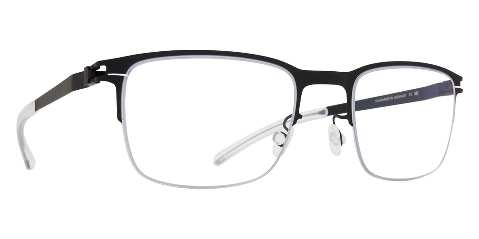 Mykita® FORT Eyeglasses MYK FORT Black/Frozen Silver 50 - Black/Frozen Silver