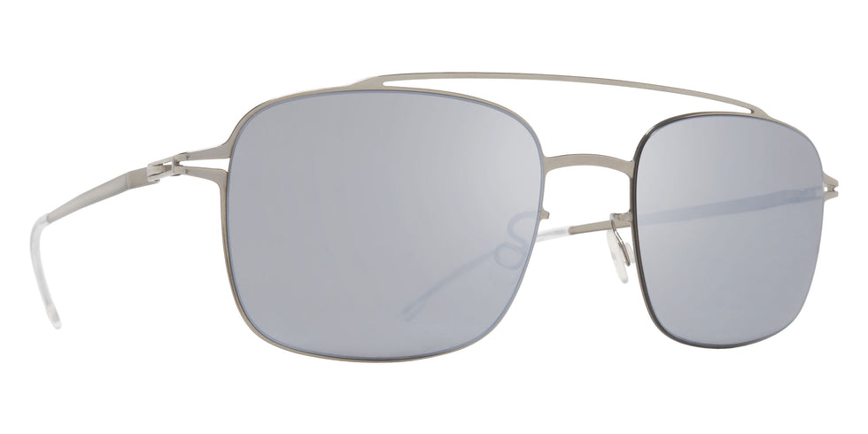 Mykita® JANO Sunglasses MYK JANO Pow2 Silver/Brown Flash CAT3 55 - Pow2 Silver/Brown Flash (CAT3)