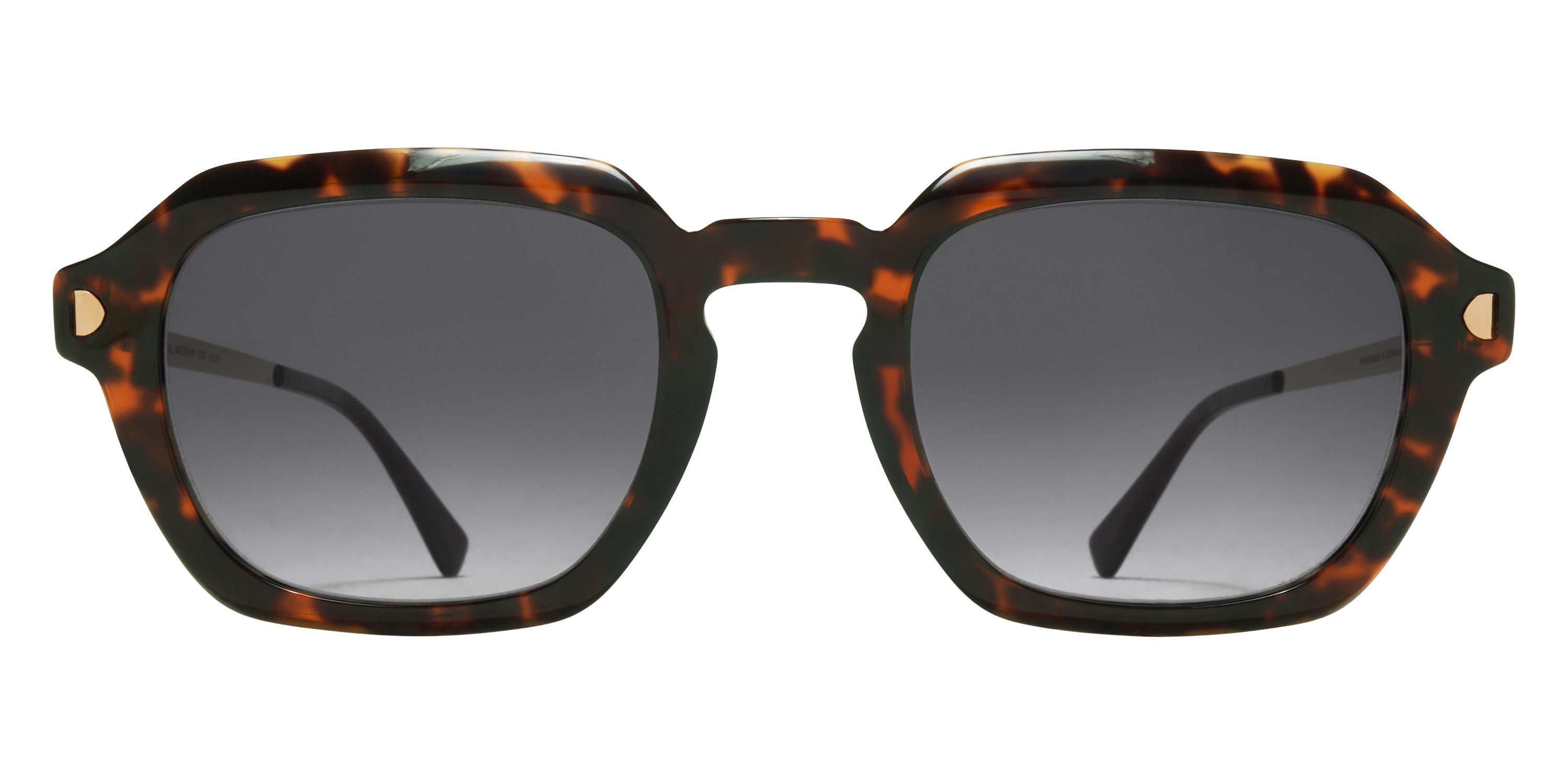 Mykita® KABAL Sunglasses MYK KABAL C220 Amber Havana/Champag Gold/Grey Gradient CAT2 49 - C220 Amber Havana/Champag Gold/Grey Gradient (CAT2)