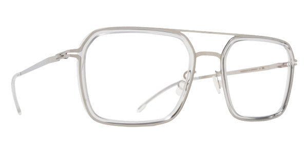 Mykita® KAIMAR MYK KAIMAR 10091579 - A107-Shiny Silver/Stone Water/Clear Eyeglasses