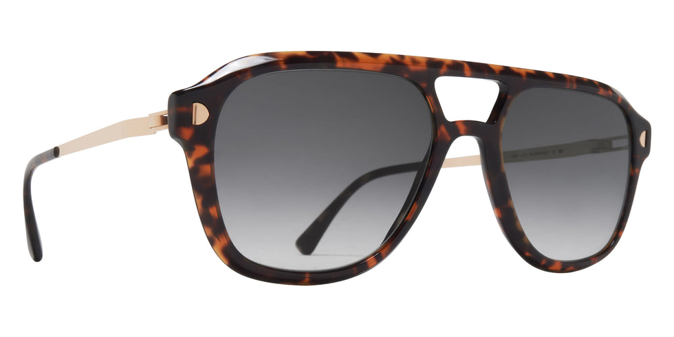 Mykita® LAVAND Sunglasses MYK LAVAND C220 Amber Havana/Champag Gold/Grey Gradient CAT2 55 - C220 Amber Havana/Champag Gold/Grey Gradient (CAT2)