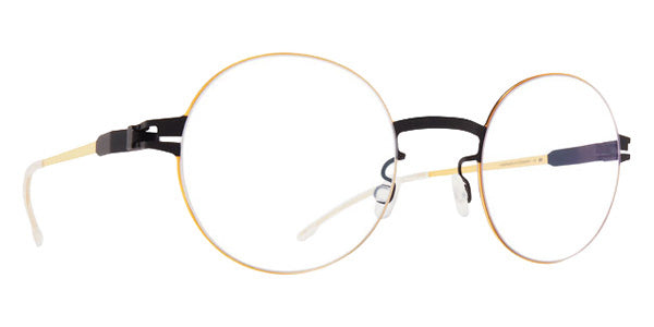 Mykita® LOVA MYK LOVA 10090355 - Black/Glossy Gold/Clear Eyeglasses