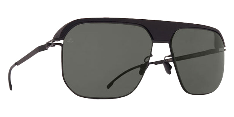 Mykita® ML06 MYK ML06 10088122 - MH6-Pitch Black/Black/Leica Grey 85 Polarized Sunglasses
