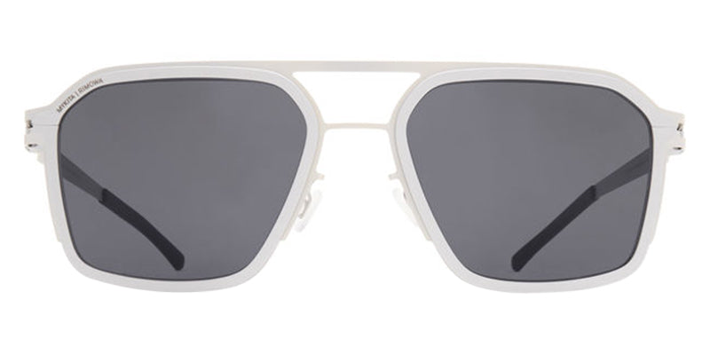 Mykita® MR003 MYK MR003 10087676 - AL2-White Silver/Silver/Darkgrey Solid Sunglasses