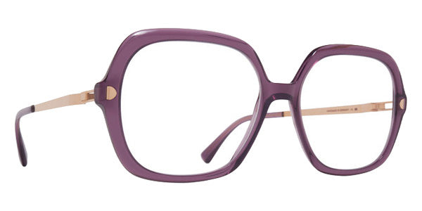 Mykita® NANNA MYK NANNA 10091602 - C218-Sweet Grape/ChampagneGold/Clear Eyeglasses