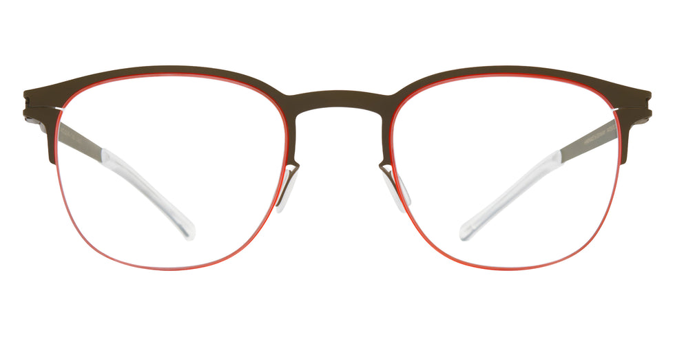 Mykita® NEVILLE Eyeglasses MYK NEVILLE Camou Green/Tangerine 48 - Camou Green/Tangerine
