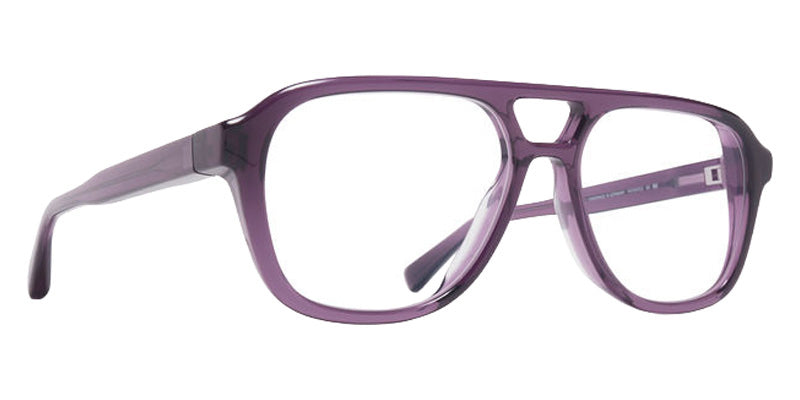 Mykita® NYARA MYK NYARA 10089596 - C216-Sweet Grape/Shiny Silver/Clear Eyeglasses