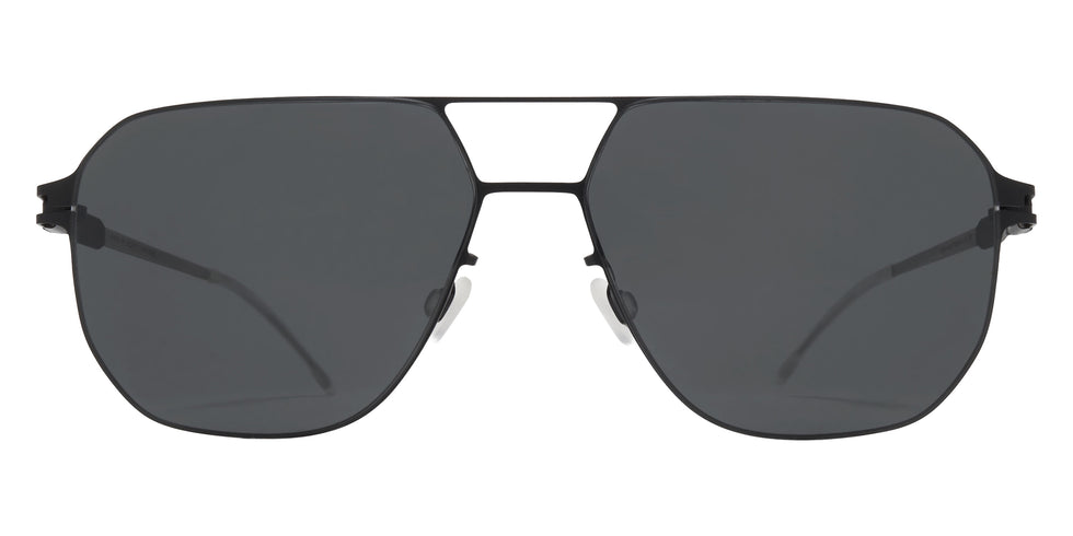 Mykita® PIO Sunglasses MYK PIO Black/Silver/Darkgrey Solid CAT3 56 - Black/Silver/Darkgrey Solid (CAT3)