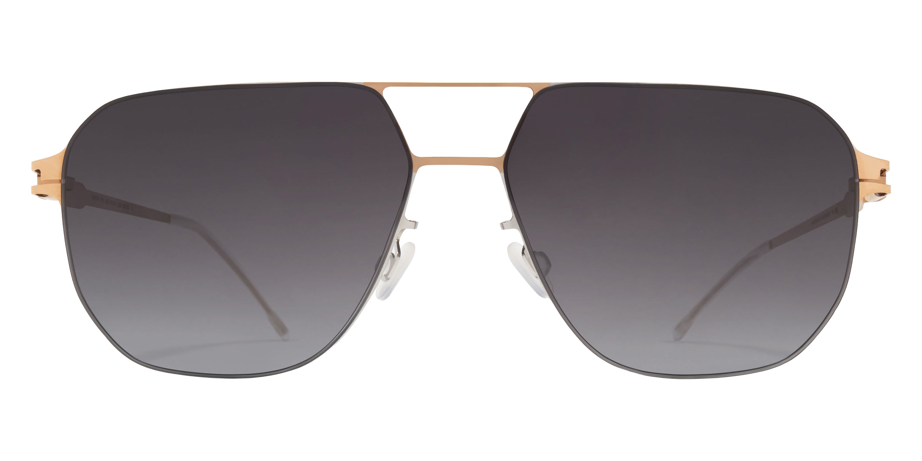 Mykita® PIO Sunglasses MYK PIO Silver/Champagne Gold/Dusk Gradient CAT3 56 - Silver/Champagne Gold/Dusk Gradient (CAT3)
