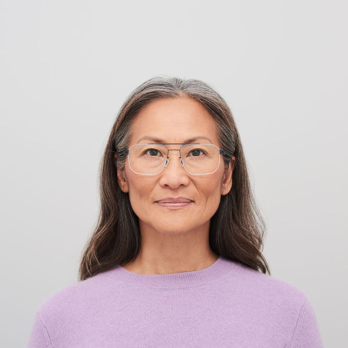 Mykita® REMBERT Eyeglasses - Silver/Indigo / Clear