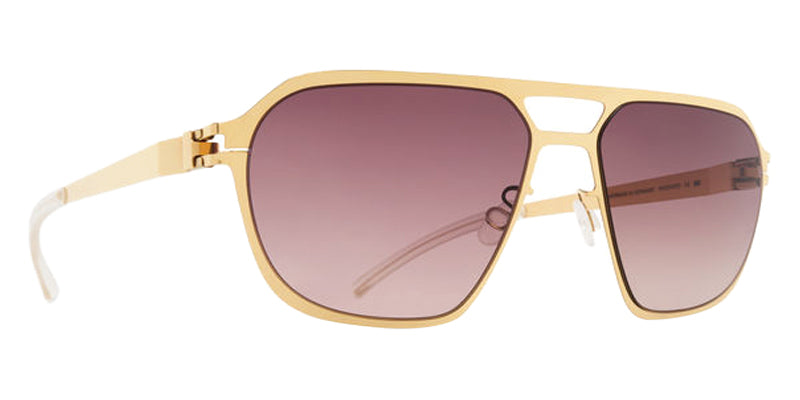 Mykita® SINCLAIR MYK SINCLAIR 10088770 - Glossy Gold/Cedar Brown Gradient Sunglasses