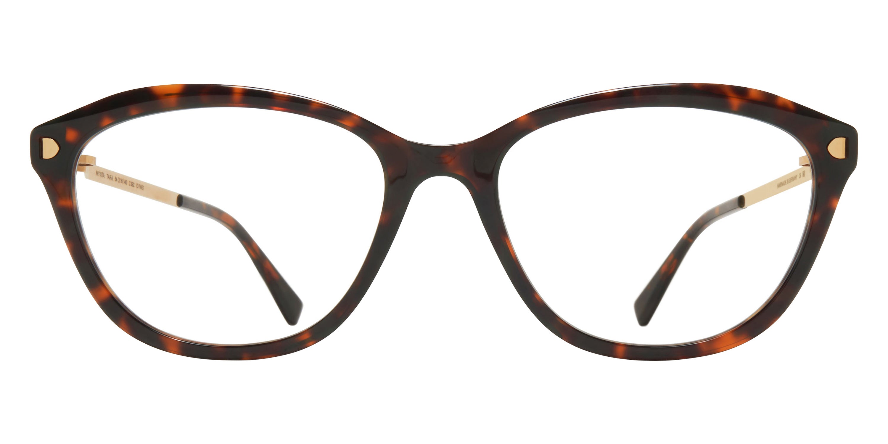 Mykita® TAIFA Eyeglasses MYK TAIFA C220 Amber Havana/Champagne G 54 - C220 Amber Havana/Champagne G