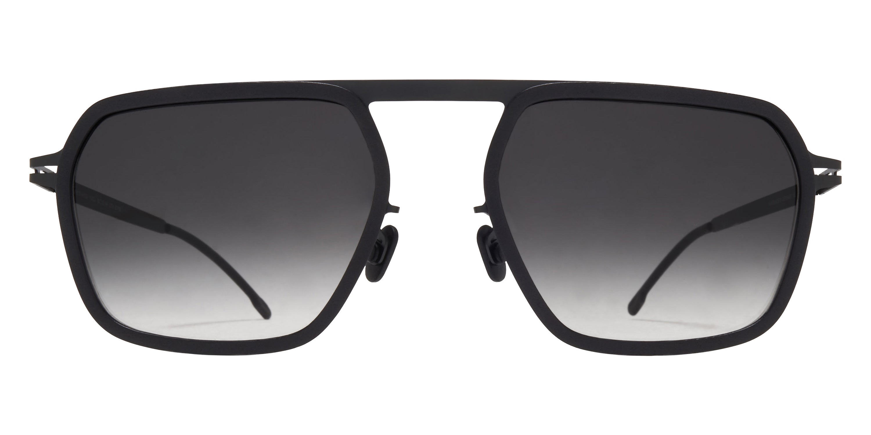 Mykita® YUCCA Sunglasses MYK YUCCA MH6 Pitch Black/Black/Rawblack Gradient CAT3 56 - MH6 Pitch Black/Black/Rawblack Gradient (CAT3)