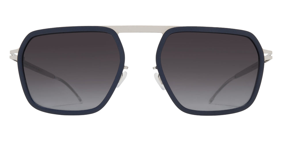 Mykita® YUCCA Sunglasses MYK YUCCA MH75 Indigo/Shiny Silver/Dusk Gradient CAT3 56 - MH75 Indigo/Shiny Silver/Dusk Gradient (CAT3)