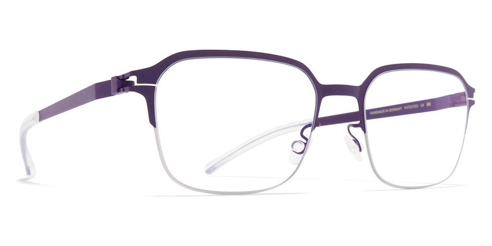 Mykita® CILIAN MYK CILIAN Silver/Deep Purple 43 - Silver/Deep Purple Eyeglasses