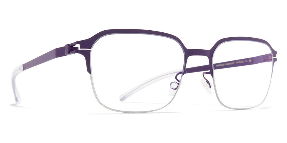 Mykita® CILIAN MYK CILIAN Silver/Deep Purple 43 - Silver/Deep Purple Eyeglasses