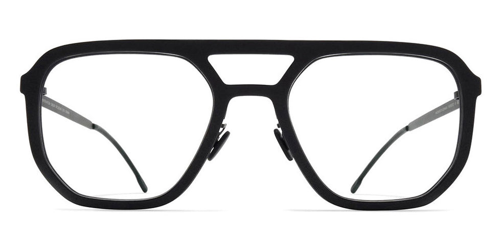 Mykita® DALUR MYK DALUR MH6-Pitch Black/Black 50 - MH6-Pitch Black/Black Eyeglasses