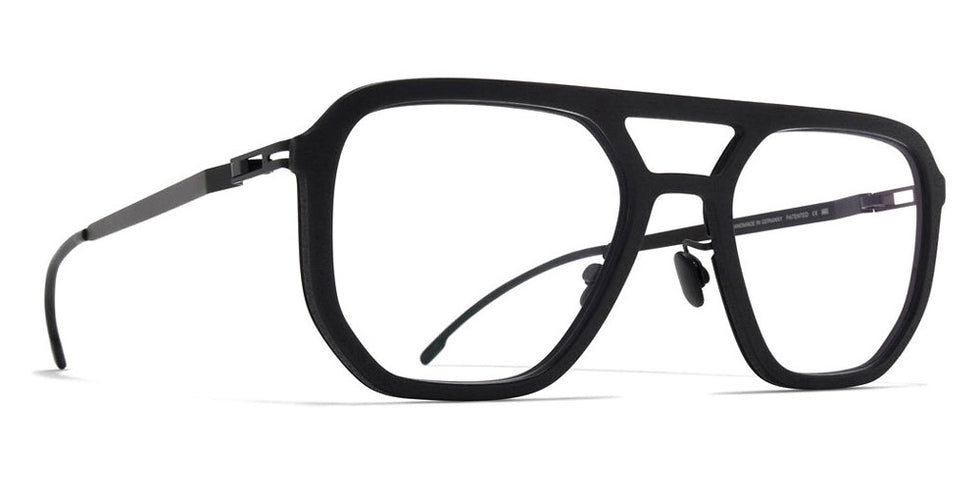 Mykita® DALUR MYK DALUR MH6-Pitch Black/Black 50 - MH6-Pitch Black/Black Eyeglasses