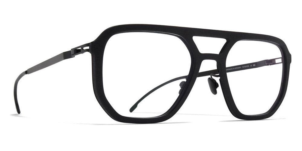 Mykita® DALUR MYK DALUR MH6-Pitch Black/Black 50 - MH6-Pitch Black/Black Eyeglasses