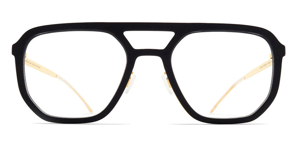 Mykita® DALUR MYK DALUR MH7 Pitch Black/Glossy Gold 50 - MH7 Pitch Black/Glossy Gold Eyeglasses