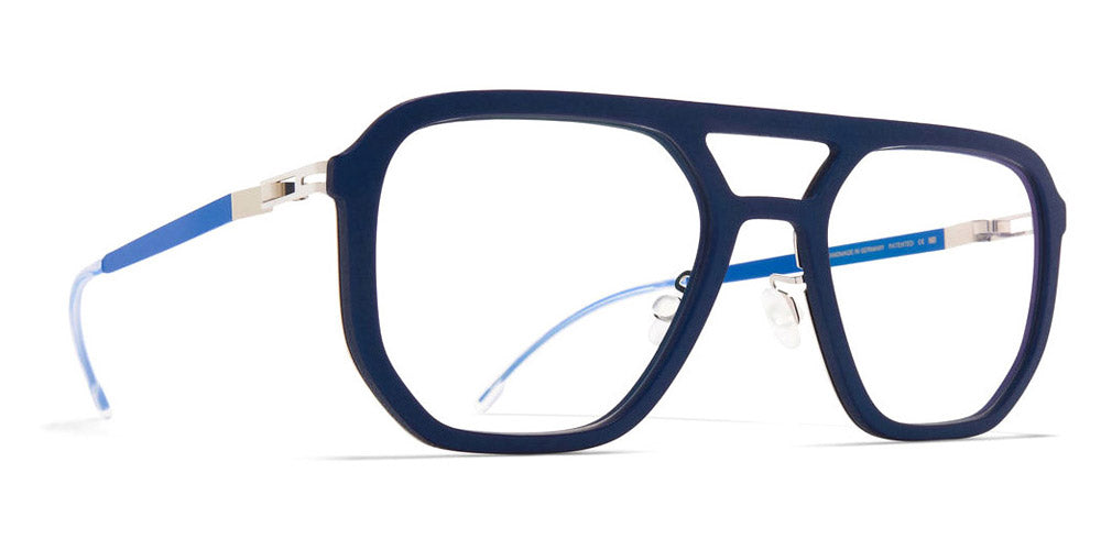 Mykita® DALUR MYK DALUR MHL3 Navy/Silver/Yale Blue 50 - MHL3 Navy/Silver/Yale Blue Eyeglasses