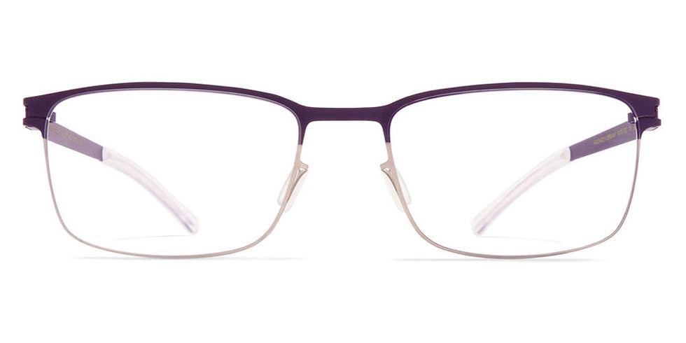 Mykita® GERHARD MYK GERHARD Silver/Deep Purple 52 - Silver/Deep Purple Eyeglasses