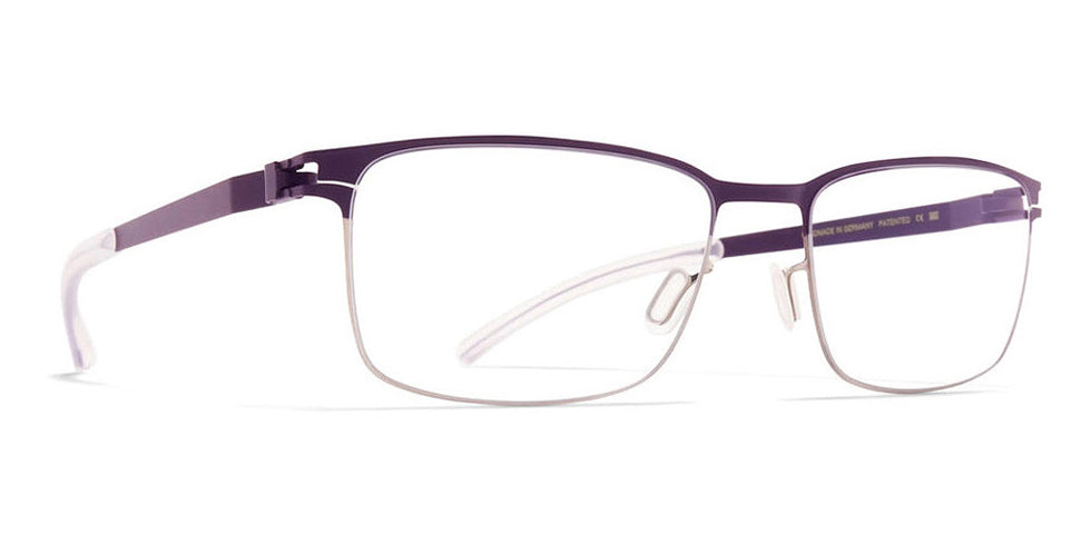 Mykita® GERHARD MYK GERHARD Silver/Deep Purple 52 - Silver/Deep Purple Eyeglasses