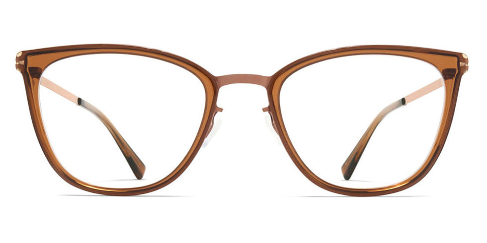 Mykita® JADA MYK JADA A40-Shiny Copper/Topaz 44 - A40-Shiny Copper/Topaz Eyeglasses