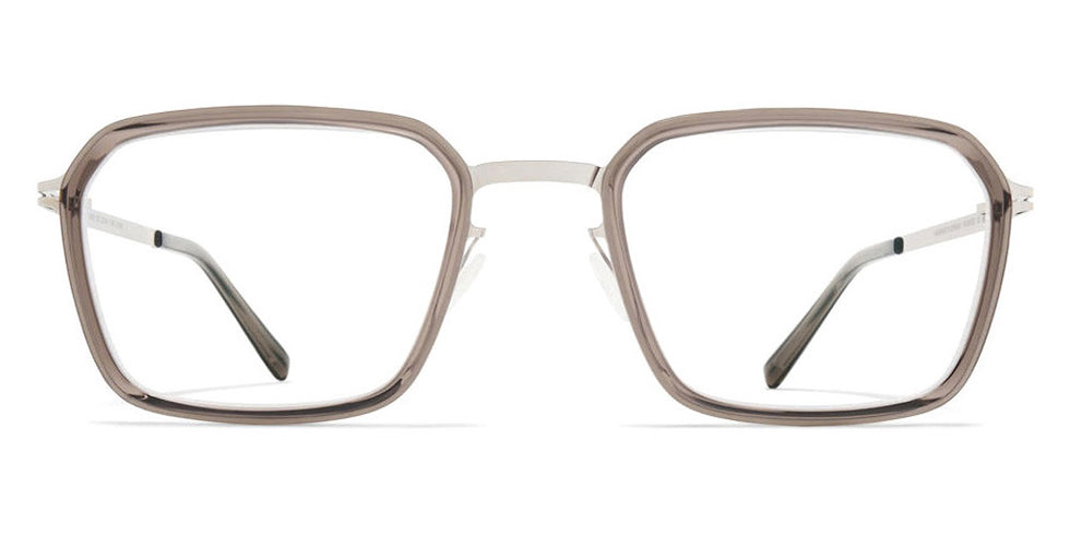 Mykita® LAURI MYK LAURI A74 Shiny Silver/Clear Ash 41 - A74 Shiny Silver/Clear Ash Eyeglasses