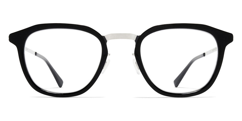 Mykita® PAVI MYK PAVI A81 Shiny Silver/Black 46 - A81 Shiny Silver/Black Eyeglasses