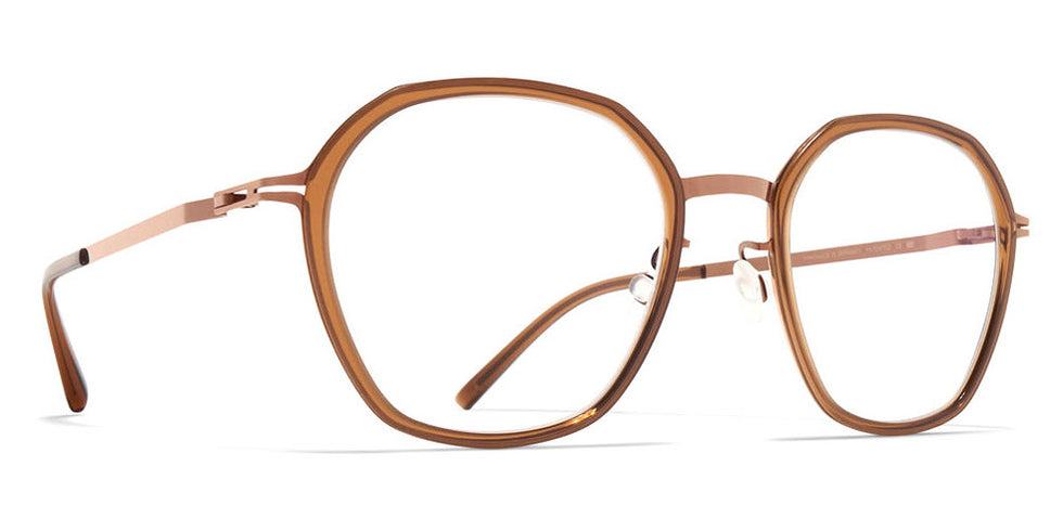 Mykita® SUVI MYK SUVI A40-Shiny Copper/Topaz 51 - A40-Shiny Copper/Topaz Eyeglasses