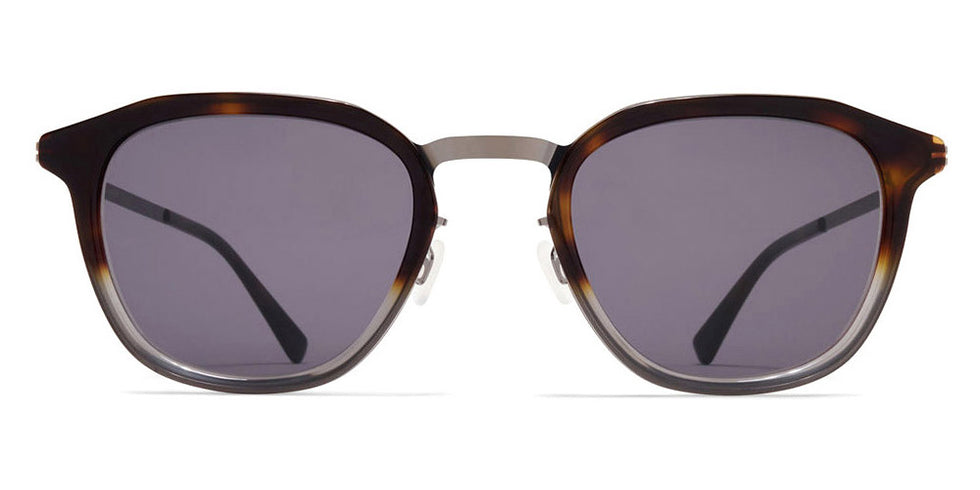 Mykita® PAVI MYK PAVI A22 Shiny Graphite/Santiago Gray/Cool Gray Solid 46 - A22 Shiny Graphite/Santiago Gray/Cool Gray Solid Sunglasses