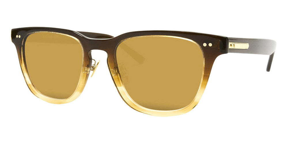 Native Ken® Bank Sun - Light Brown Fade/12k Hinges/Solid Gold Mirrored Sunglasses